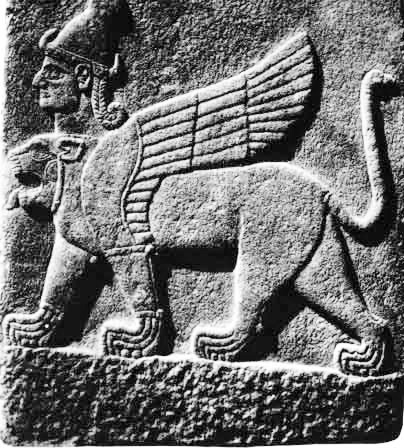 Two-headed sphinx from Carchemish (University of Pennsylvania)