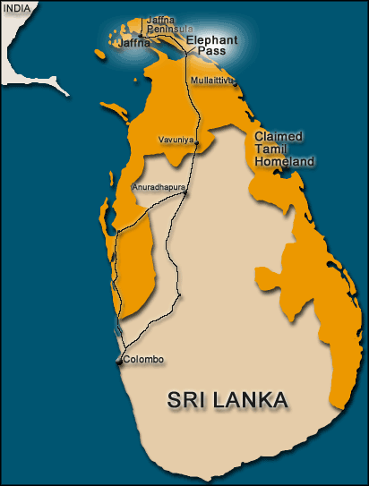 Ethnic Groups in Sri Lanka, Map & Population