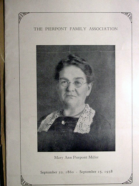 mary ann from brooklyn. (Mary Ann Pierpont [wife of