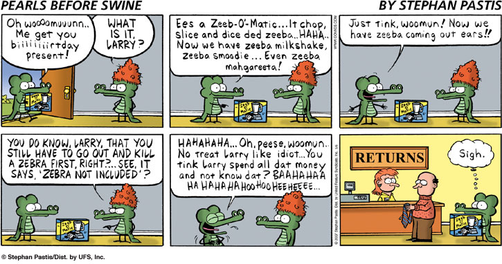 pearls before swine zeeba